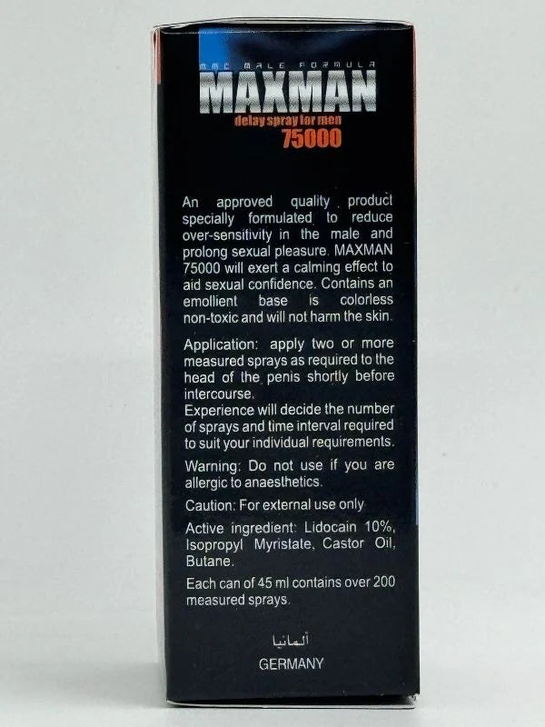 Maxman Delay Spray 75k - 45ML